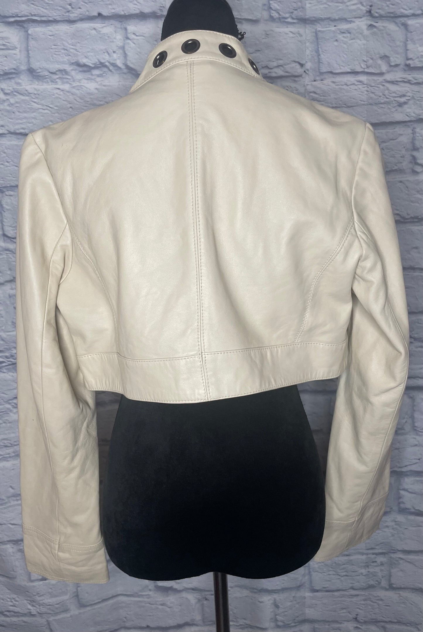 Vintage Arden B Leather Crop Jacket