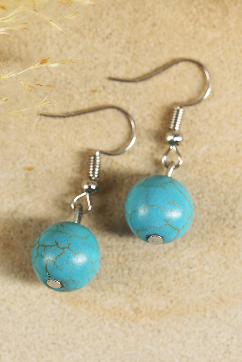 Turquoise Necklace, Earrings, and Ring Set