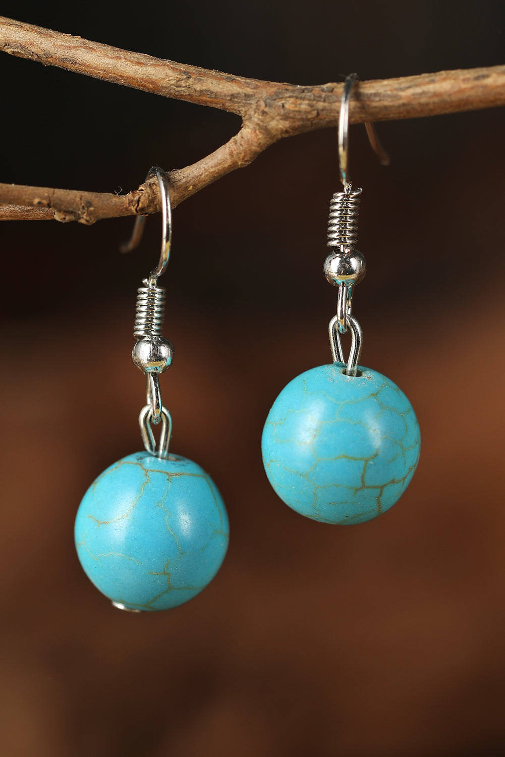 Turquoise Necklace, Earrings, and Ring Set