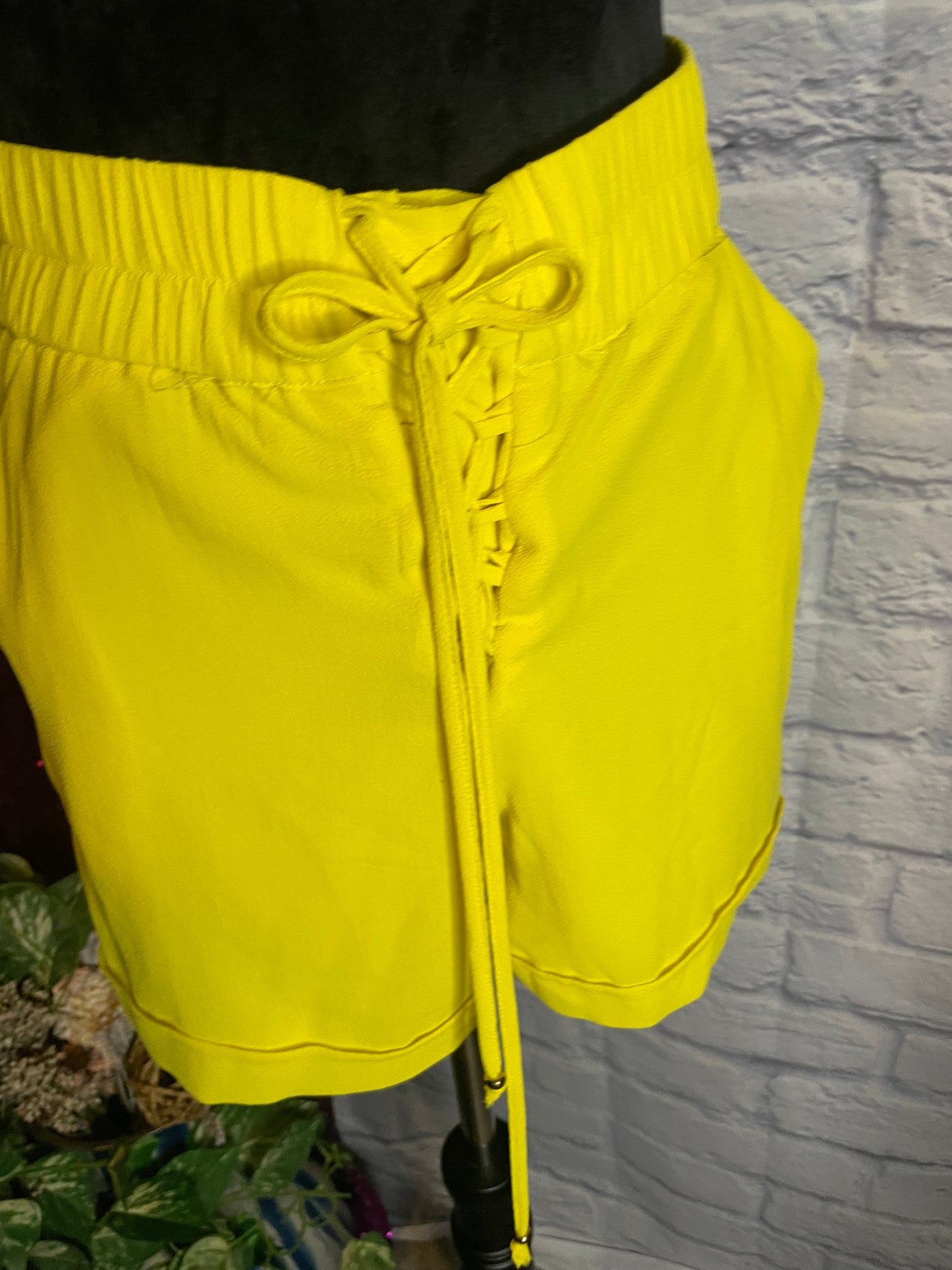 XOXO Yellow Shorts (New with Tags)