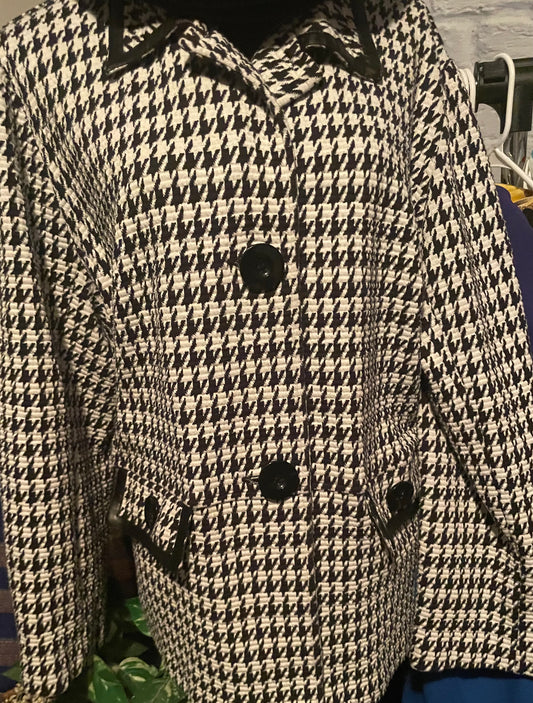 JM Collection Houndstooth Jacket