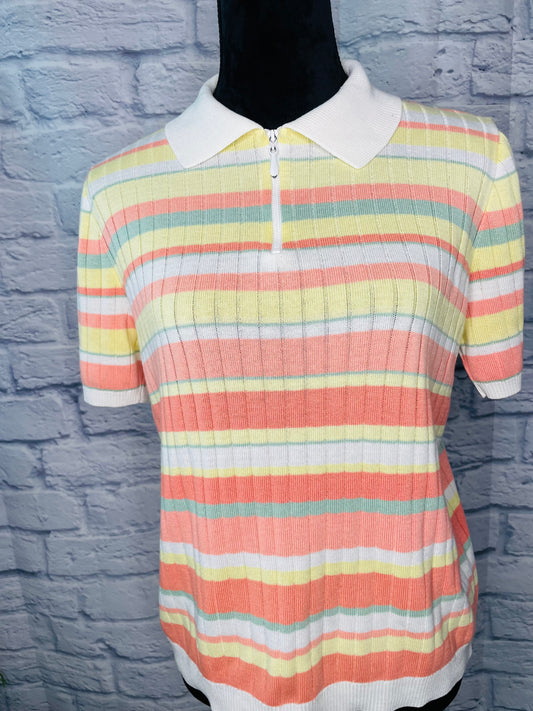 Alfred Dunner Stripe Shirt