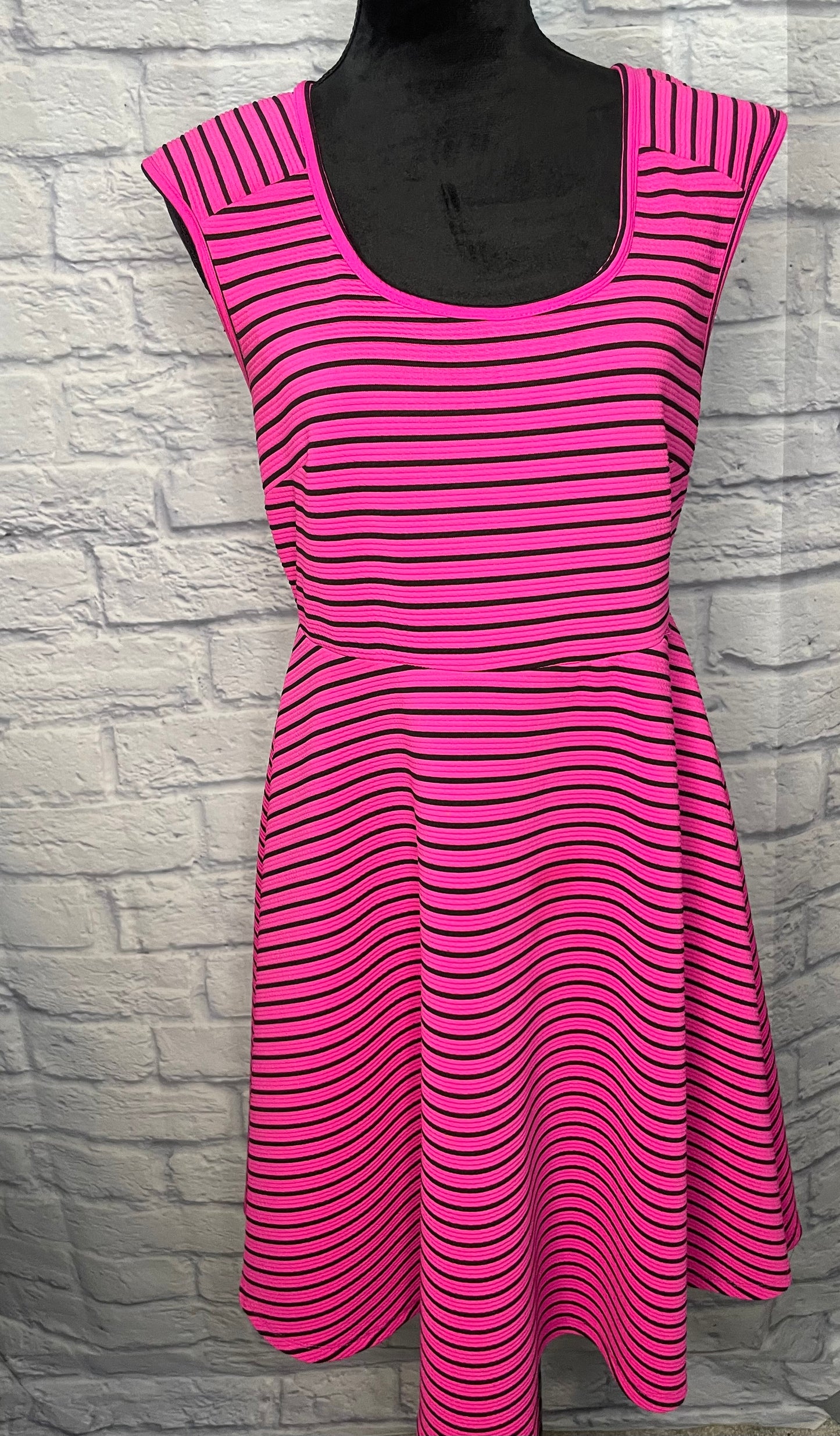 Torrid Fuschia/Striped Dress