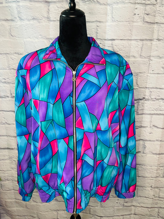 Vintage 1980s/1990s Teddi Multi-Patterned Jacket