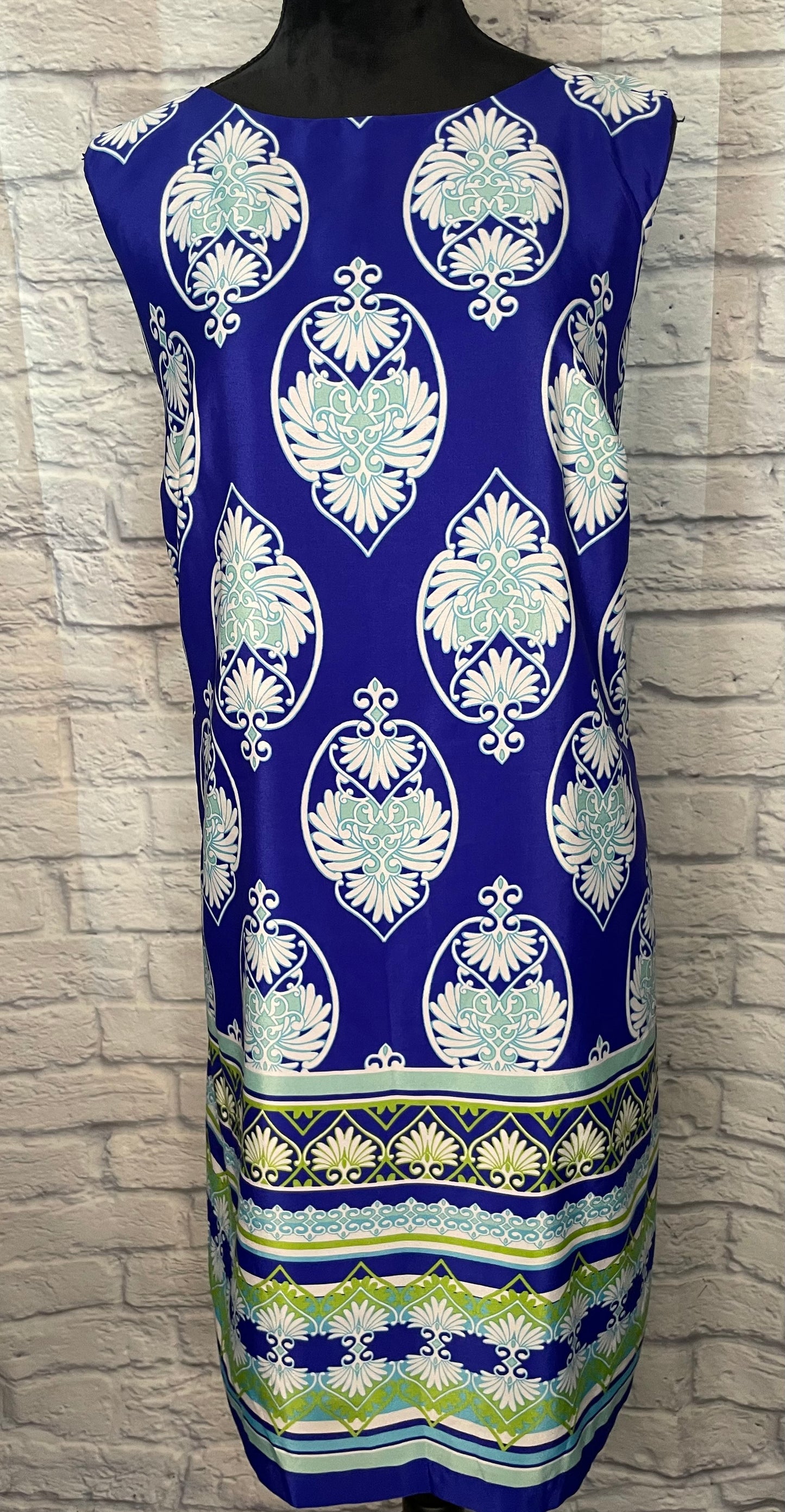 Madison Royal Blue Print Dress