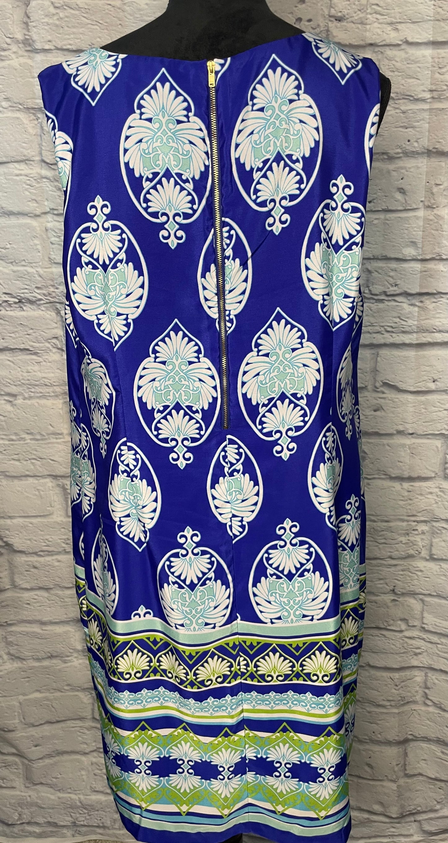 Madison Royal Blue Print Dress