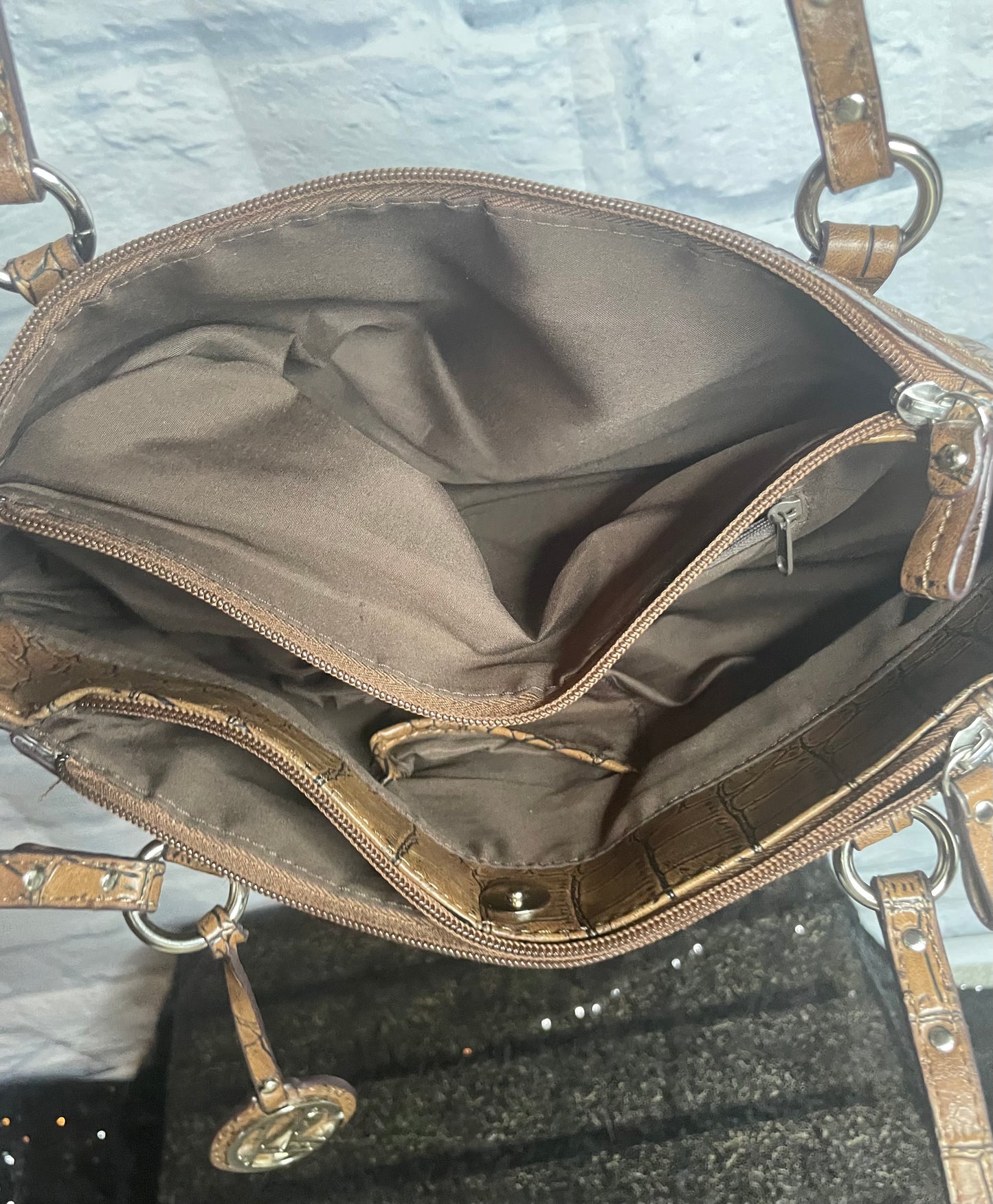 Kim Rogers Brown Purse