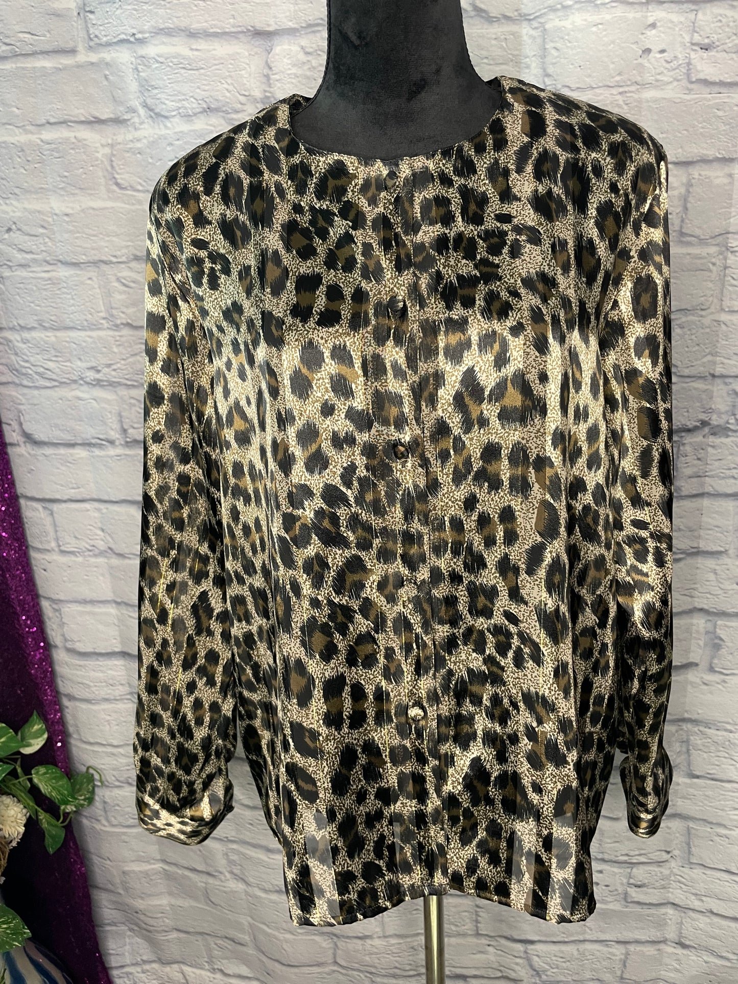 Martinique Animal Print Blouse