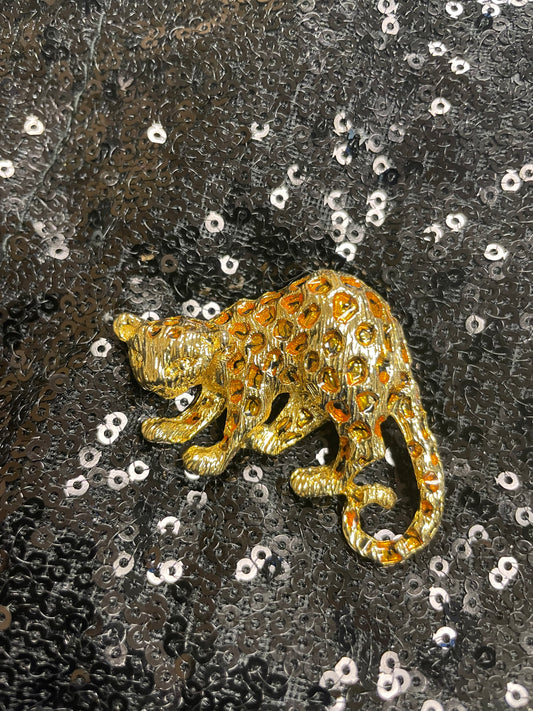 Gold Cheetah/Leopard Pin
